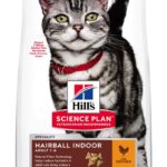 غذای خشک گربه مدل "Adult 1-6 Hairball Indoor" هیلز - ۱.۵ کیلوگرمی با طعم مرغ