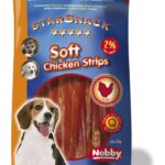 تشویقی نرم سگ مدل "Soft Chicken Stripes" نوبی