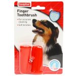 ست مسواک انگشتی سگ و گربه بیفار مدل Finger Toothbrush تعداد ۲ عدد