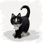 آویز قلاده استیل طرح ماهی کد CD-R-48