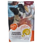 تشویقی سگ دووپلاس مدل Chicken Twisters طعم مرغ وزن ۸۰ گرم