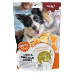 تشویقی سگ دووپلاس مدل Rice & Chicken Bones طعم مرغ و برنج وزن ۱۴۰ گرم