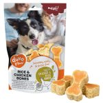 تشویقی سگ دووپلاس مدل Rice & Chicken Bones طعم مرغ و برنج وزن ۱۴۰ گرم - Image 3