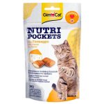 تشویقی گربه جیم کت مدل Nutri Pockets طعم پنیر وزن ۶۰ گرم