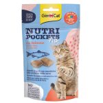 تشویقی گربه جیم کت مدل Nutri Pockets طعم سالمون وزن ۶۰ گرم
