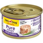 کنسرو سگ جیم داگ مدل Pure Delight طعم مرغ و تن وزن ۸۵ گرم
