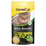 تشویقی بیسکوئیت گربه جیم کت مدل Kitty Biscuits طعم ماهی و کت نیپ وزن ۴۰ گرم