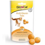 قرص مولتی ویتامین گربه جیم کت مدل Multi-Vitamin Tabs طعم شیر وزن ۴۰ گرم
