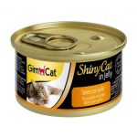 کنسرو گربه جیم کت مدل ShinyCat in Jelly تن و مرغ وزن ۷۰ گرم