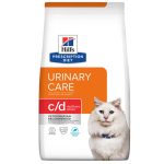 غذاي خشک گربه هيلز مدل Urinary Care c/d Multicare Stress طعم ماهی اقیانوسی وزن ۱.۵ کيلوگرم