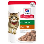 پوچ گربه هیلز مدل Kitten طعم بوقلمون وزن ۸۵ گرم