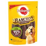 تشویقی سگ پدیگری مدل Ranchos با طعم گوشت بره وزن ۷۰ گرم