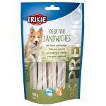 تشویقی سگ تریکسی مدل Deer Fish Sandwiches وزن ۱۰۰ گرم
