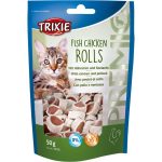 تشویقی گربه تریکسی مدل Fish Chicken Rolls وزن ۵۰ گرم