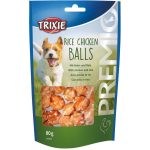 تشویقی سگ تریکسی مدل Rice Chicken Balls وزن ۸۰ گرم