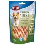 تشویقی سگ تریکسی مدل Fish Chicken Sticks وزن ۸۰ گرم