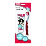 ست خمیر دندان و مسواک بیفار مدل Puppy Dental Kit