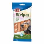 تشویقی سگ تریکسی مدل Stripes طعم مرغ وزن ۱۰۰ گرم