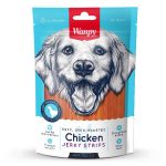 تشویقی سگ ونپی مدل Jerky Strips طعم مرغ وزن ۱۰۰ گرم